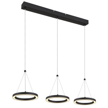 Globo lighting Grenvix hanging light LED black, 1-light source