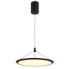 Globo lighting Suna hanging light LED black, 1-light source