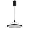 Globo lighting Suna hanging light LED black, 1-light source