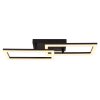 Globo lighting Sapena ceiling light LED black, 1-light source