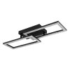 Globo lighting Sapena ceiling light LED black, 1-light source