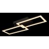 Globo lighting Sapena ceiling light LED black, 1-light source