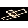 Globo lighting Sapena ceiling light LED black, 1-light source