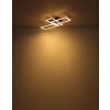 Globo lighting Sapena ceiling light LED black, 1-light source