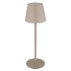 Globo lighting I table lamp LED sand-coloured, 1-light source