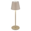 Globo lighting I table lamp LED sand-coloured, 1-light source