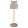 Globo lighting I table lamp LED sand-coloured, 1-light source