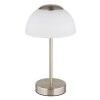 Globo lighting Sarima table lamp LED matt nickel, 1-light source