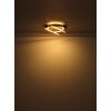 Globo lighting Pikara ceiling light LED Wood like finish, 1-light source