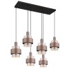 Globo lighting Milley hanging light black, 6-light sources