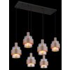 Globo lighting Milley hanging light black, 6-light sources