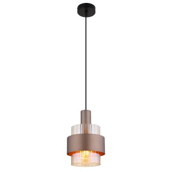 Globo lighting Milley hanging light black, 1-light source