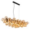 Globo lighting Udo hanging light gold, black, 6-light sources