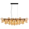 Globo lighting Udo hanging light gold, black, 6-light sources