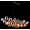 Globo lighting Udo hanging light black, 6-light sources