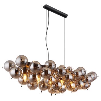 Globo lighting Udo hanging light black, 6-light sources