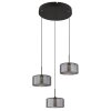 Globo lighting Fogsy hanging light LED black, 1-light source