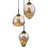 Globo lighting Firefly hanging light LED black, 1-light source