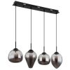 Globo lighting Firefly hanging light LED black, 1-light source