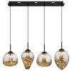 Globo lighting Firefly hanging light LED black, 1-light source