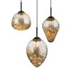 Globo lighting Firefly hanging light LED black, 1-light source