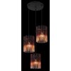 Globo lighting Gorley hanging light black, 3-light sources