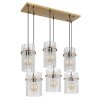 Globo lighting Gorley hanging light gold, 6-light sources