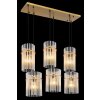 Globo lighting Gorley hanging light gold, 6-light sources