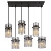 Globo lighting Gorley hanging light black, 6-light sources