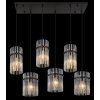 Globo lighting Gorley hanging light black, 6-light sources