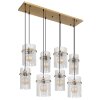 Globo lighting Gorley hanging light gold, 8-light sources