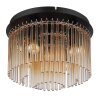 Globo lighting Gorley ceiling light chrome, black, 5-light sources