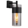 Globo lighting Scarfina wall light black, 1-light source