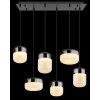 Globo lighting Cristallica hanging light LED anthracite, 1-light source