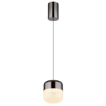 Globo lighting Cristallica hanging light LED anthracite, 1-light source