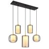 Globo lighting Lampigna hanging light LED brass, black, 1-light source