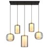 Globo lighting Lampigna hanging light LED brass, black, 1-light source