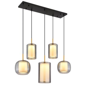 Globo lighting Lampigna hanging light LED brass, black, 1-light source