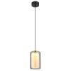 Globo lighting Lampigna hanging light LED brass, black, 1-light source