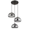 Globo lighting Jella hanging light black, 3-light sources