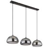 Globo lighting Jella hanging light black, 3-light sources