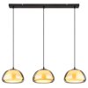 Globo lighting Jella hanging light black, 3-light sources