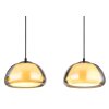 Globo lighting Jella hanging light black, 3-light sources