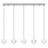 Globo lighting Aida hanging light LED chrome, 1-light source