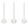 Globo lighting Aida hanging light LED chrome, 1-light source