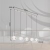 Globo lighting Aida hanging light LED chrome, 1-light source