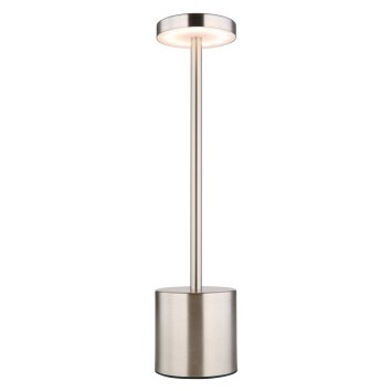 Globo lighting Polina table lamp LED matt nickel, 1-light source