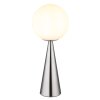 Globo lighting Pinapl table lamp matt nickel, 1-light source