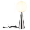 Globo lighting Pinapl table lamp matt nickel, 1-light source