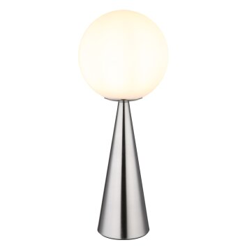 Globo lighting Pinapl table lamp matt nickel, 1-light source